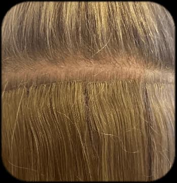 Tape-Extensions in Sandwichmethode München – mehr Volumen am Haaransatz bei Cooltroom